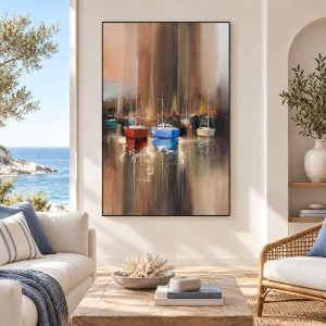 Tableau Acrylique Voiliers