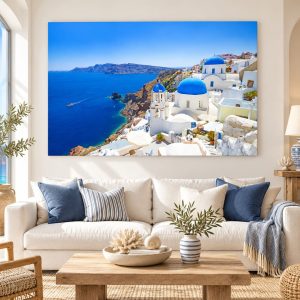 Tableau Bord de Mer - Santorini
