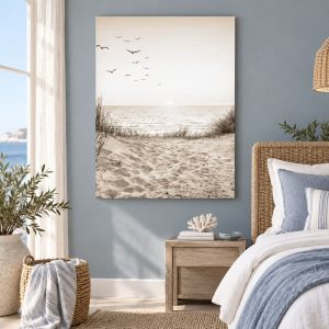 Tableau Déco Plage Abandonnée