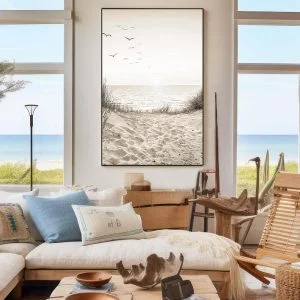 Tableau Déco Plage Abandonnée