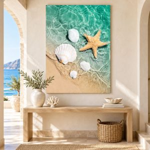 Tableau Étoile de Mer et Coquillages