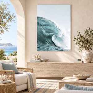 Tableau Grande Vague en Mer