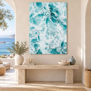 Tableau Mer Turquoise - Vue de Dessus
