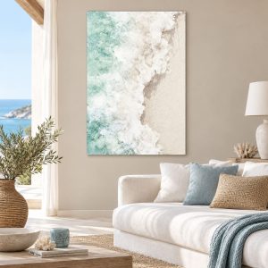 Tableau Mer et Sable - Vue de Dessus