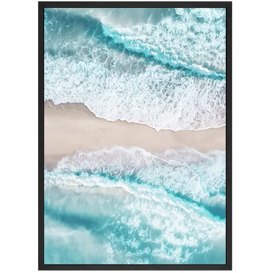 Tableau Mer et Plage Vue Du Ciel