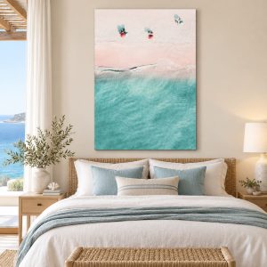 Tableau Paysage Bord de Mer – Vue de Haut