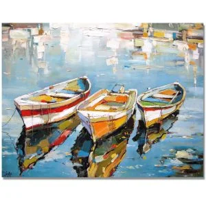 Tableau Barque Coloré