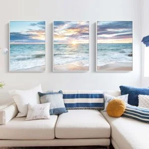 Tableau Triptyque Mer