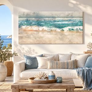 Tableau Plage Artistique