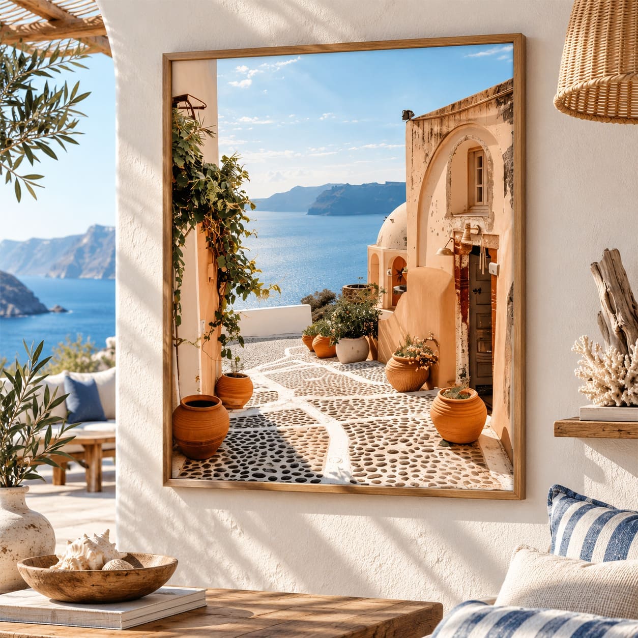 Tableau Photo de Santorin