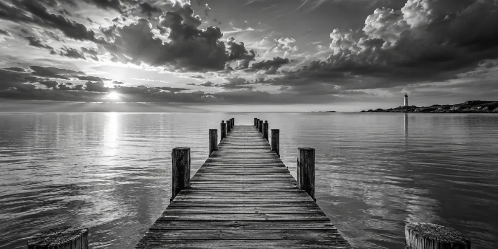 Tableaux Mer Noir et Blanc